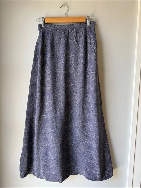Liz Claiborne Dresses & Skirts - 90s Silk Paisley Liz Claiborne Collection Maxi Skirt